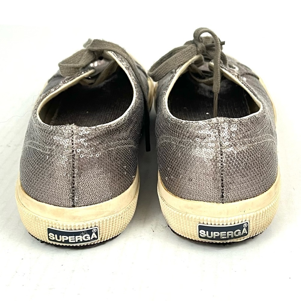 Superga Bronze Sequin Sneakers - Size 8 - Picture 5 of 8